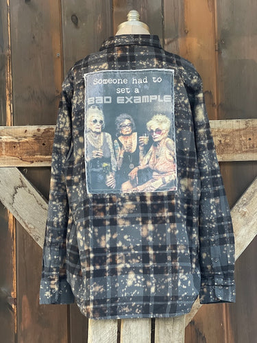 Bad Example Art Flannel- Limited Edition